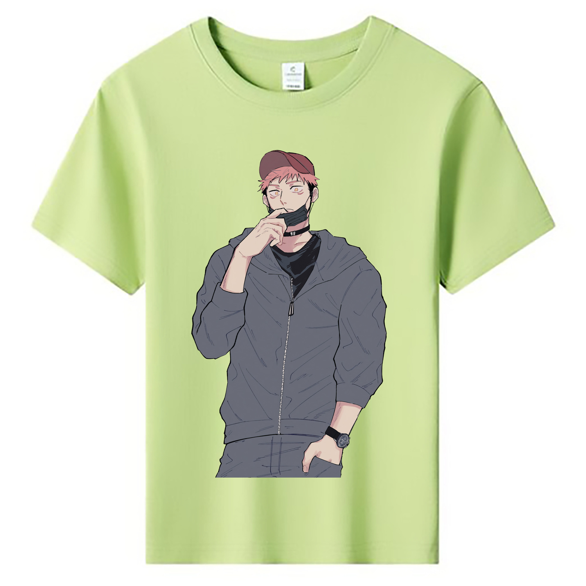 （画像用） 呪術廻戦 Jujutsu Kaisen 綿100％キッズTシャツ（フロントプリント）